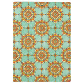 Dekoratives Muster Klemmbrett (Rückseite)