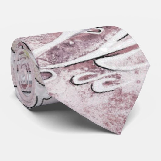 Dekoratives Muster Krawatte (Gerollt)