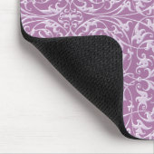 Dekoratives Muster lila Mousepad (Ecke)