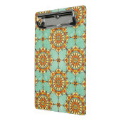 Dekoratives Muster Mini Klemmbrett (Gewinkelt2)