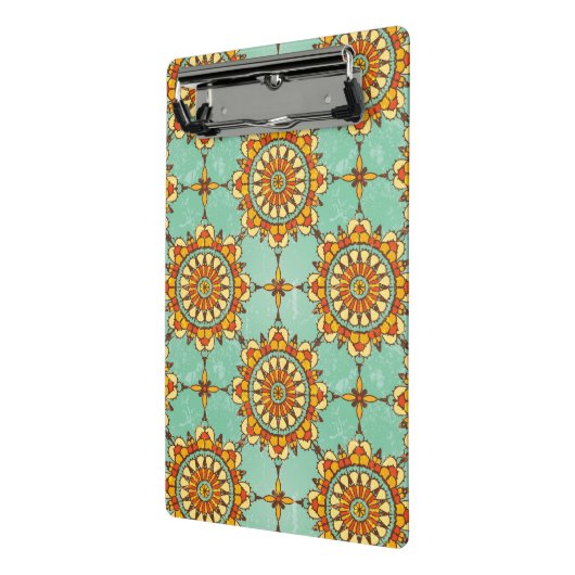 Dekoratives Muster Mini Klemmbrett (Gewinkelt2)