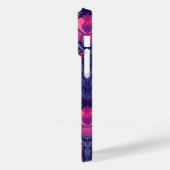 Dekoratives Muster mit Herzen Case-Mate iPhone Hülle (Rückseite / Links)