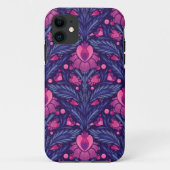 Dekoratives Muster mit Herzen Case-Mate iPhone Hülle (Rückseite)