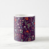 Dekoratives, nahtloses Blumenmuster. Kaffeetasse (Mittel)