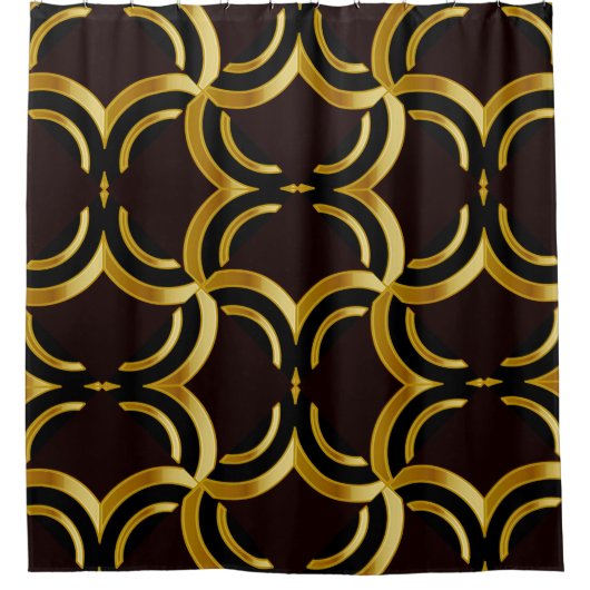 Dekoratives, nahtloses Muster. Endloses Muster. Ab Duschvorhang (Vorderseite)