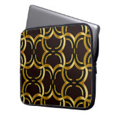 Dekoratives, nahtloses Muster. Endloses Muster. Ab Laptopschutzhülle (Vorderseite Links)