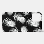 Dekoratives nahtloses Muster mit schönem Pfau Case-Mate iPhone Hülle (Rückseite (Horizontal))