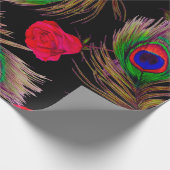 Dekoratives, nahtloses Muster mit schönem Wasserko Geschenkpapier (Ecke)