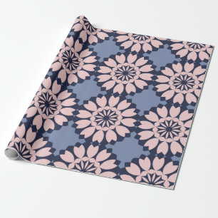 Dekoratives nahtloses Muster verschiedener geometr Geschenkpapier