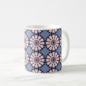 Dekoratives nahtloses Muster verschiedener geometr Kaffeetasse (VorderseiteRechts)