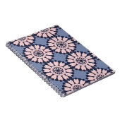 Dekoratives nahtloses Muster verschiedener geometr Notizblock (Rechte Seite)