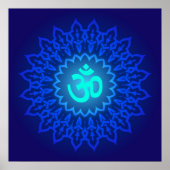 Dekoratives Om Design Poster (Vorne)