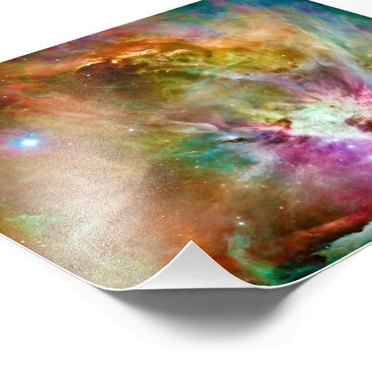 Dekoratives Orion Nebula Galaxy Space Foto (Ecke)