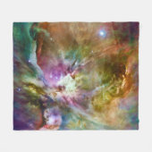 Dekoratives Orion Nebula Galaxy Space Foto Fleecedecke (Vorderseite (Horizontal))