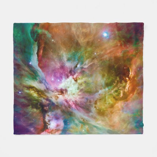 Dekoratives Orion Nebula Galaxy Space Foto Fleecedecke (Vorderseite (Horizontal))