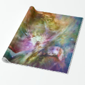 Dekoratives Orion Nebula Galaxy Space Foto Geschenkpapier (Ungerollt)