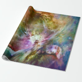 Dekoratives Orion Nebula Galaxy Space Foto Geschenkpapier