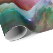 Dekoratives Orion Nebula Galaxy Space Foto Geschenkpapier (Rolleneckpunkt)