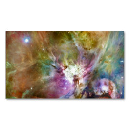 Dekoratives Orion Nebula Galaxy Space Foto Magnetische Visitenkarte