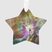 Dekoratives Orion Nebula Galaxy Space Foto Ornament (Rückseite)