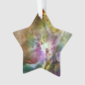 Dekoratives Orion Nebula Galaxy Space Foto Ornament (Vorderseite)