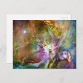 Dekoratives Orion Nebula Galaxy Space Foto Postkarte (Vorne/Hinten)
