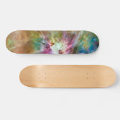 Dekoratives Orion Nebula Galaxy Space Foto Skateboard (Horizontal)