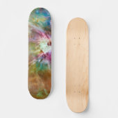 Dekoratives Orion Nebula Galaxy Space Foto Skateboard (Vorderseite)