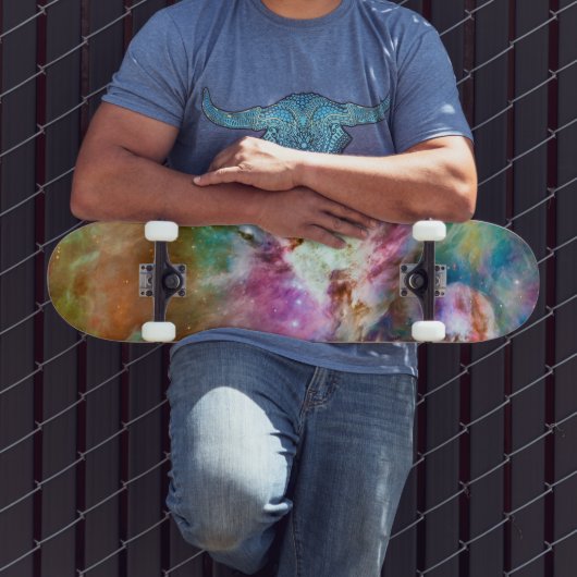Dekoratives Orion Nebula Galaxy Space Foto Skateboard (Außenbereich 3)