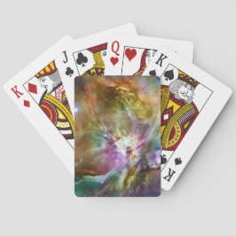 Dekoratives Orion Nebula Galaxy Space Foto Spielkarten