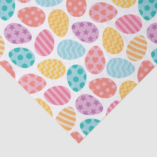 Dekoratives Ostereiermuster Seidenpapier (Ausschnitt)