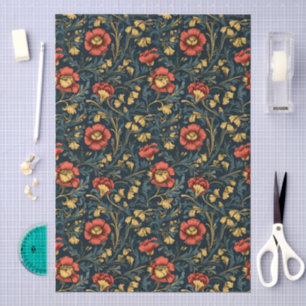 Dekoratives Papier im Stil von William Morris mit