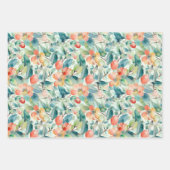 DEKORATIVES PAPIER-SET FÜR FRÜHBLUME GESCHENKPAPIER SET (Vorderseite 3)