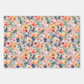 DEKORATIVES PAPIER-SET FÜR FRÜHBLUME GESCHENKPAPIER SET (Vorderseite)