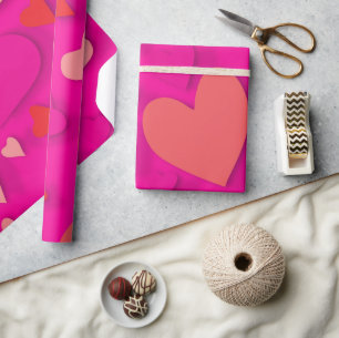 Dekoratives Papierherz 2 Geschenkpapier