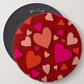 Dekoratives Papierherz 6 Button (Vorne & Hinten)