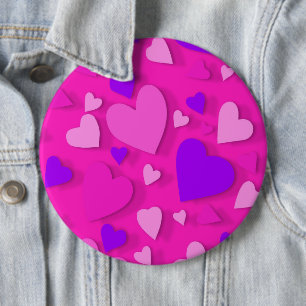 Dekoratives Papierherz 8 Button
