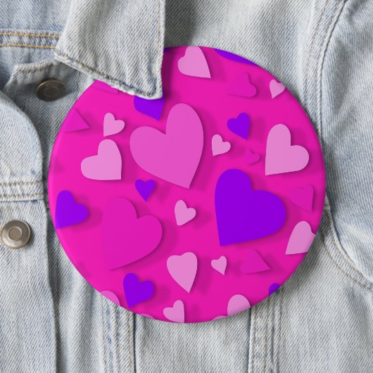 Dekoratives Papierherz 8 Button (Beispiel)