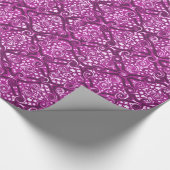 Dekoratives Pink-Muster-Papier Geschenkpapier (Ecke)
