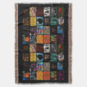 Dekoratives Pop-Art-Muster Decke (Vorderseite Vertikal)