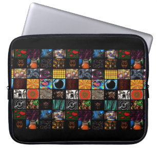 Dekoratives Pop-Art-Muster  Laptopschutzhülle