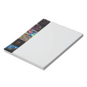 Dekoratives Pop-Art-Muster Notizblock (Rotiert)