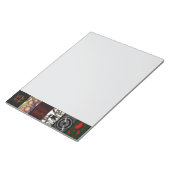 Dekoratives Pop-Art-Muster  Notizblock (angewinkelt)