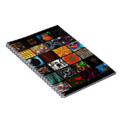 Dekoratives Pop-Art-Muster Notizblock (Rechte Seite)