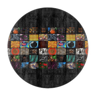Dekoratives Pop-Art-Muster Schneidebrett