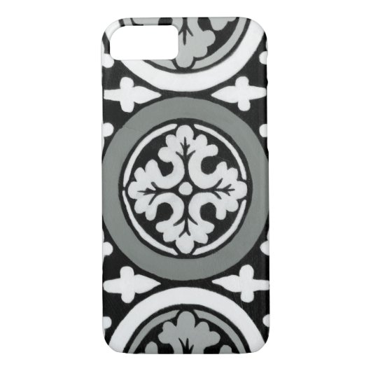 Dekoratives Renaissance Rosette Tile Design Case-Mate iPhone Hülle (Rückseite)