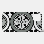 Dekoratives Renaissance Rosette Tile Design Case-Mate iPhone Hülle (Rückseite (Horizontal))