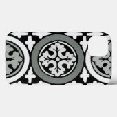 Dekoratives Renaissance Rosette Tile Design Case-Mate iPhone Hülle (Rückseite (Horizontal))