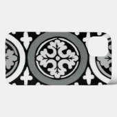 Dekoratives Renaissance Rosette Tile Design Case-Mate iPhone Hülle (Rückseite (Horizontal))
