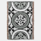 Dekoratives Renaissance Rosette Tile Design Decke (Vorderseite Vertikal)